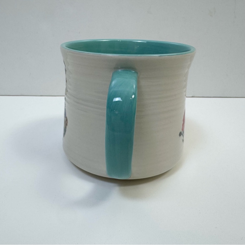 Anthropologie Nathalie Lete B Monogram Mug
Floral Ceramic Blue White Coffee Cup - Picture 5 of 8